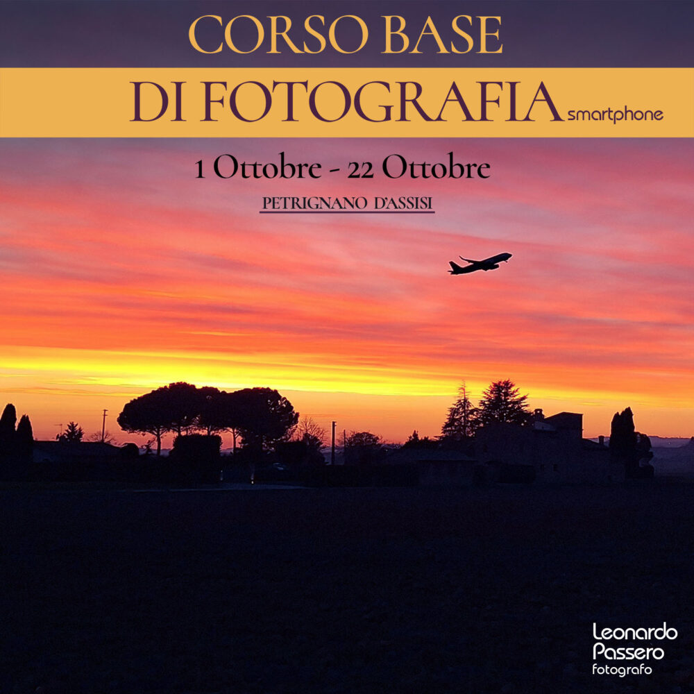 Corso di Fotografia Smartphone a Petrignano d'Assisi (Perugia)