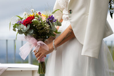 Bouquet di fiori della sposa a Gubbio