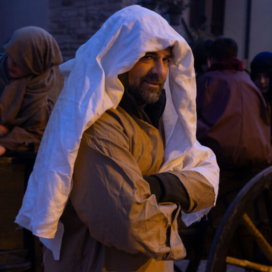 Popolano al presepe vivente di Petrignano d'Assisi