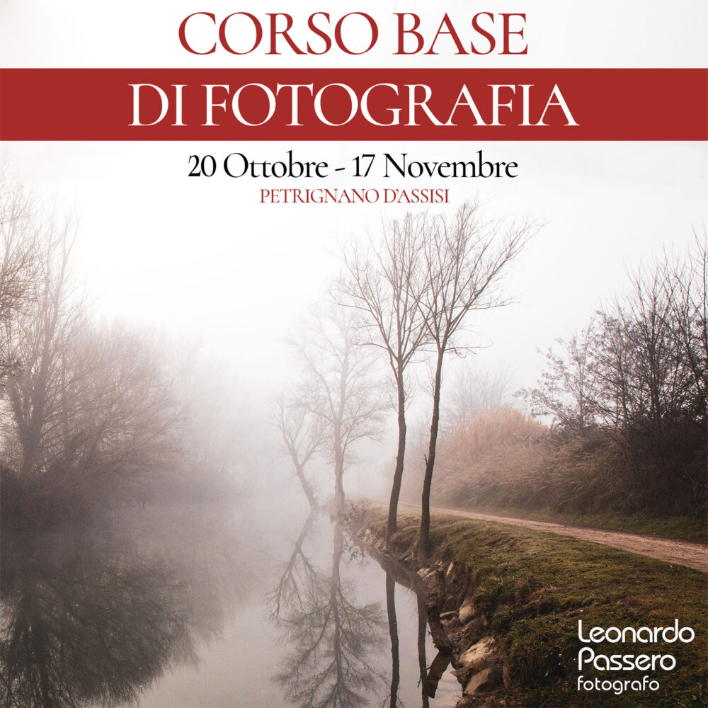 Corso base di Fotografia PRO ad Assisi (Perugia)